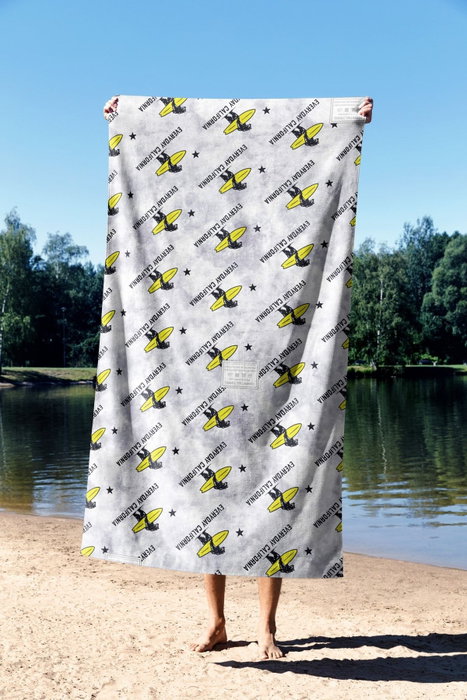 Mijölnir Toalla de Playa Multicolor 70x130 cm 70% Poliéster 30% Poliamida Tejido Microfilamento
